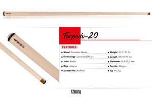 THEORY - Flèche en bois laminé - Torpedo 20